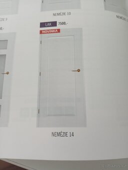Prodám nové dřevěné interiérové dveře - 3