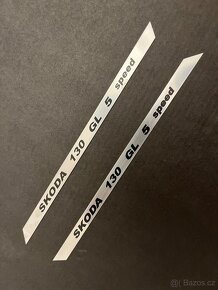 Ozdobné lišty na Škodu 130 vývozní model. - 3