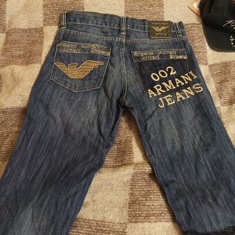 Džíny 👖 AJ ARMANI JEANS v pase 80 cm - 3