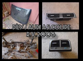 Levné náhradní díly / Audi a5 coupe r.v.2008 ( zbytek dílů ) - 3