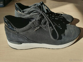 DÍVČÍ BOTY TENISKY GEOX RESPIRA VEL 36 ČERNÉ S TŘPYTKAMI - 3