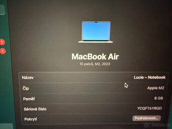 MacBook Air, M2, 15 palců, 2023 - 3