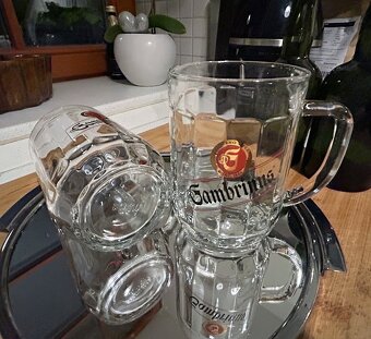 Pivní sklenice půllitry Gambrinus retro logo 2 ks - 3