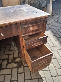 Starožitný psací stůl - 3