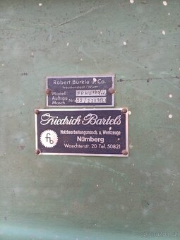 Etážový Lis Bürkle Friedrich Bartels - 3