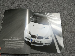 Prospekt BMW M3 E90 Coupé, Cabrio, sedan, 82 stran 2008 - 3