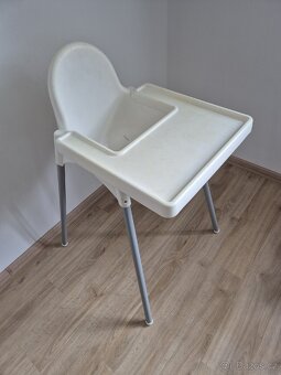 Jídelní židlička IKEA Antilop s podnosem a polštářkem - 3