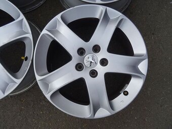 Alu disky origo Peugeot, 17", 5x108, ET 48, šíře 7J - 3