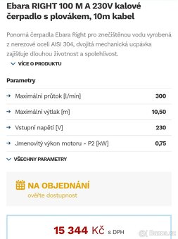 Kalové čerpadlo - 3