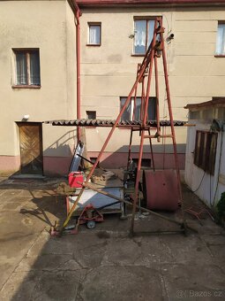 Zdviž, zvedák, lešení, koza, závěsný portal, přístřešek - 3