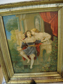 Starožitný obraz plátno - Romeo a Julie - 3