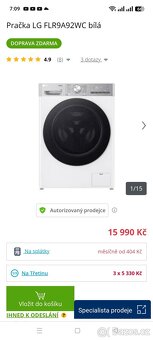 LG 8.5kg17 měsíců zaruka - 3