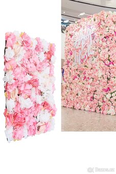 🌸 Umělé květinové panely 60×40 cm – nové, 20 ks – od 120 Kč - 3