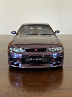 1/18 Ignition Model Nissan Skyline GTR R33 Midnight Purple - 3