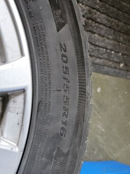Alu kola 5x114,3 R16 + zimní pneu 205/55 R16 Nexen - 3