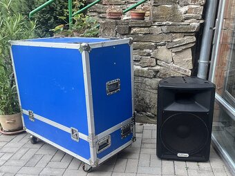 3x Aktivní reprobox LD systems + Case na kolech - 3