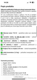Multifunkční frézka 710w - 3