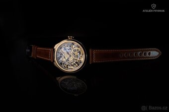 Exkluzivní starožitné skeletové hodinky OMEGA 1938 - 3