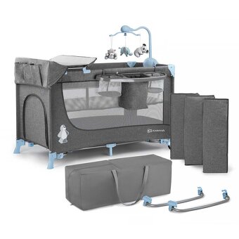 Cestovní postýlka Kinderkraft Joy včetně doplňků a matrace - 3