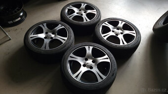 Krásná leštěná letní ALU kola 15" 4x100 VW, Škoda, Seat - 3