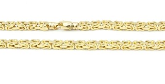 TOP-Zlatý řetízek PLNÝ 14k Žluté plné zlato 585/1000 - 3