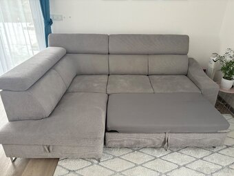 Rohový rozkládací gauč - 3