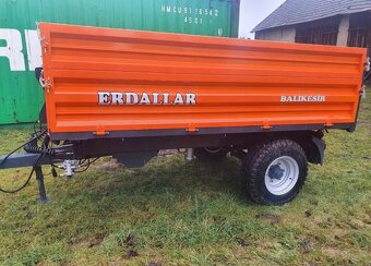 Vlek na traktor 3 stranné sklápění 4,8t - 3