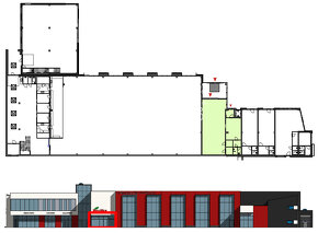 Pronájem obchodních prostor 143m2 v Ludgeřovicích, ulice Hlu - 3