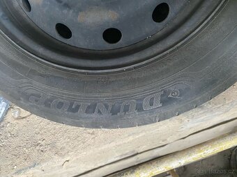 Letní pneu + plechové disky 185/65 R15 – super stav - 3