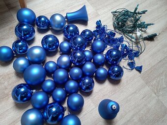 37 ks skleněné vánoční ozdoby - 3