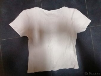 dívčí cropp tričko z Takka 146/152 10-12 let top stav - 3