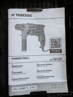 Příklepová vrtačka Parkside PSBM 750 B3 - 3