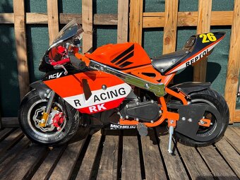 Minibike 49ccm2T oranžová - 3