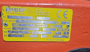 Kladkostroj Hadef na 1600kg - 3