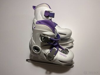 Dívčí lední brusle OXELO 26-28 flexi velikost lok. Prostějov - 3