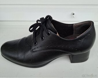 Podzimní kožené lodičky polobotky Tamaris vel. 40 - 3