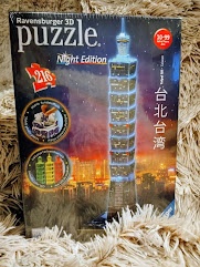 NOVÉ 3D světelné LED puzzle Ravensburger Taipei Night Editio - 3