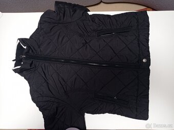 Prošívaná bunda černá na teploty nad nulou vel L - 3