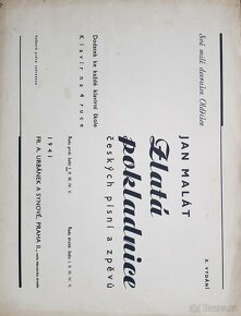 Historické hudebniny - notové sešity - 3