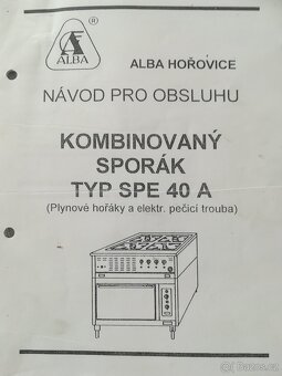 Sporák ALBA Hořovice - 3