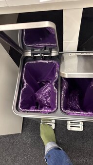 Koš tříděný kovový - 3