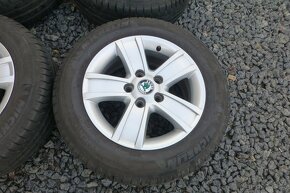 4ks alu disků orig.Škoda+letní pneu Michelin 205/60/15 - 3