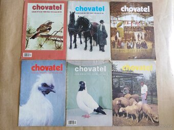 CHOVATEL. Drobné zvířectvo apod.-časopisy-15Kč/1kus - 3
