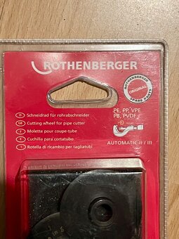 Rothenberger řezací kolečka - 3