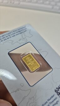 Zlatý slitek PAMP, 1 g - 3