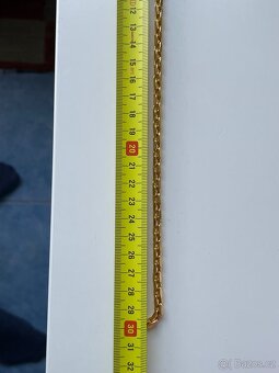 Nový Plný Řetízek Pozlaceny 18k. - 3