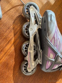 Dámské inline brusle RollerBlade VEL. 40,5 + chrániče - 3