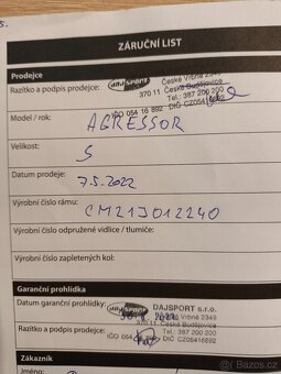 Chlapecké dětské kolo GT Agressor vel. S - 3