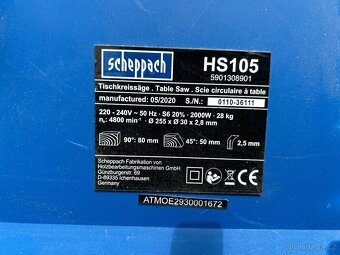 Pila Scheppach HS 105 - 3