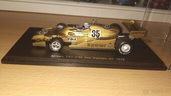 F1 Arrows FA1 #35 Riccardo Patrese 1978 Sweden GP Spark 1:43 - 3